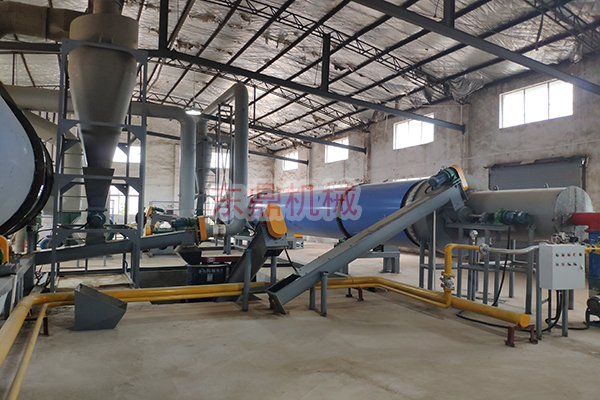 羅漢果渣烘干機建造完成，現場實拍照片